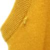 Balenciaga Sports Wool Argyle Pattern V Neck Knit Vest M Yellow SPORTS Women Used