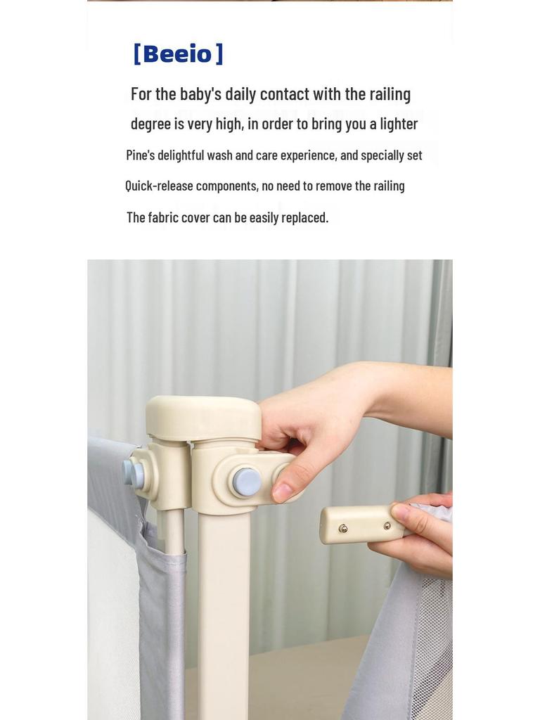 Gruba rura Ochraniacz na łóżko dziecięce - Barierka zapobiegająca upadkom