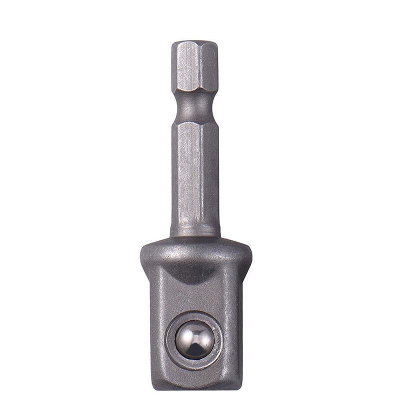 Drill 1socket Adapter Bits Set Hex Shank 14" 38" 12" 3pcs Impact Driver Tools