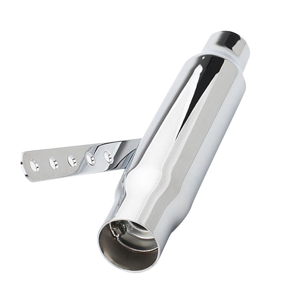 Motorcycle Exhaust Pipe Stainless Steel Noise Reduction Muffler Silencer Pipe Universal for Motorbike