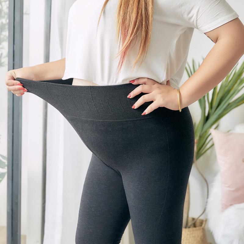 Autumn/Winter Plus Size Velvet Leggings for Women 200 lbs - Warm, Thick, Cotton Outerwear
