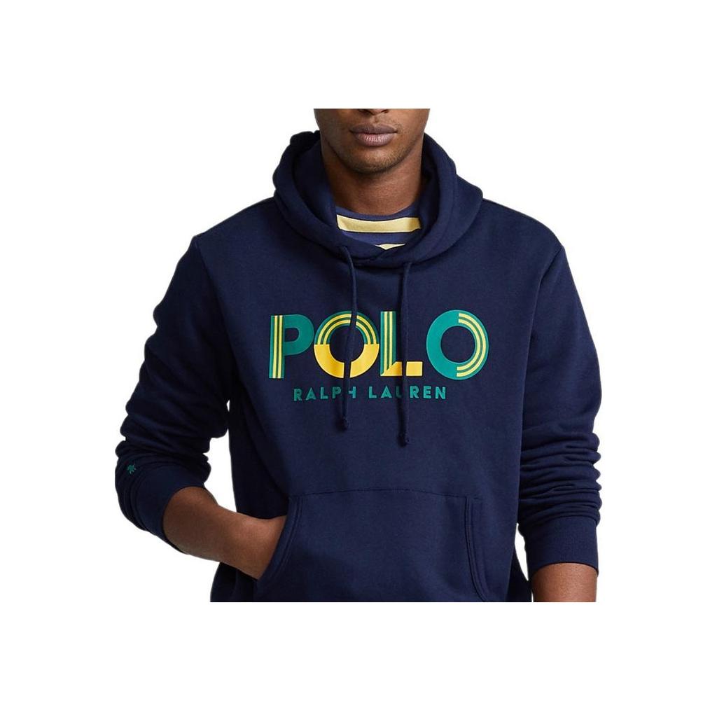 Polo Ralph Lauren Bedrucktes Muster Kapuzenpullover mit Kordelzug Langarm Sweatshirt Herren Sweatshirt MNPOKNI16821938-410