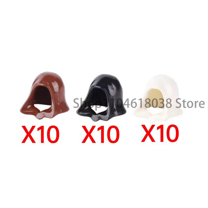 MOC Medieval Soldier Building Blocks King Beard Military Helmet Scarf Goggles Belt Cowboy Hat Duck Cap Mini Toys Bricks Gifts