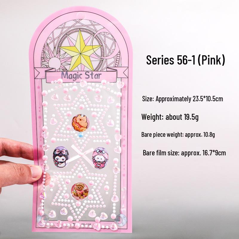 Bunte Schmetterlingsfee 3D Gesichtsaufkleber für Kinderschminke auf der Bühne