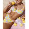 2024 Floral Underwire Bikini Slimming Swimwear - European & American Style