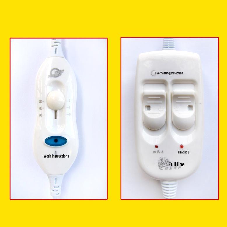 2018 Soft Electric Blanket for All Ages - Single, Double, Triple Sizes Available
