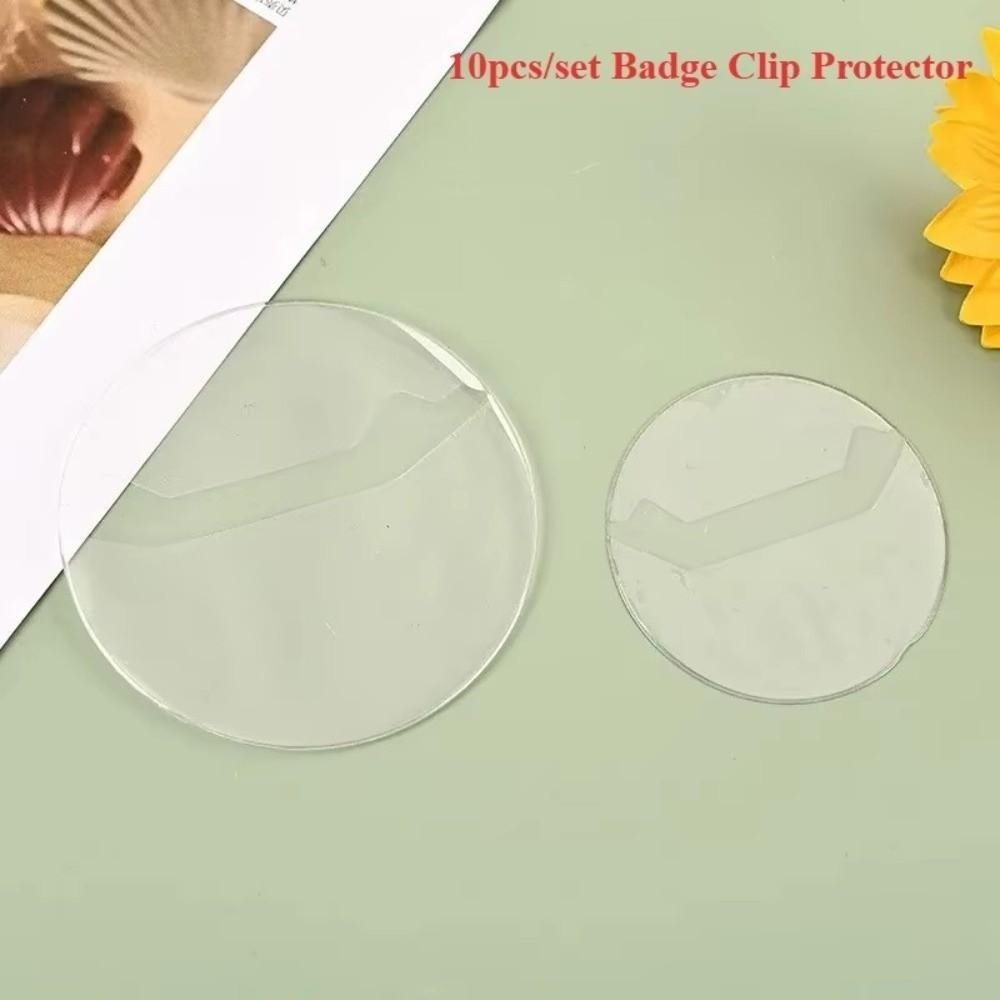 10pcs/Set CPP Badge Protective Sleeves Round 63/83mm Badge Protector Case For 58/75mm Badge Storage