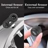 Wireless Solar Power Car Tire Pressure Alarm Monitor System 4 Sensors Decoration Accessories TPMS Automatic Brightness Control