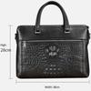 High Sense Large Capacity Business Handbag Men's Briefcase Soft Leather Men's Bag Shoulder Bag Crossbody Computer Bag