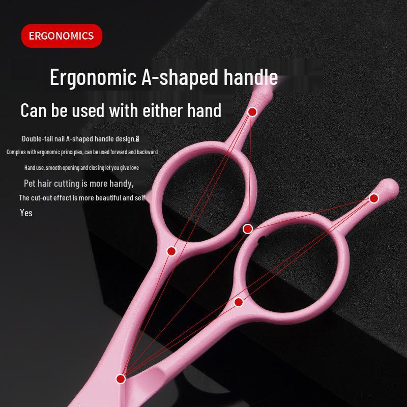 Pet Grooming Scissors - Hair Cutting, Thinning & Shortening for Teddy & Golden Retriever Dogs
