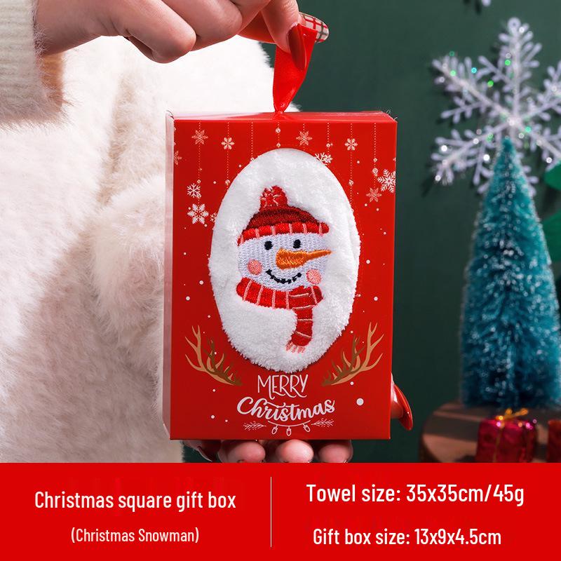 Holiday Gift Set: Santa & Snowman Towels - Practical Christmas Souvenir