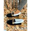 Autumn and Winter Plus Fluffy Metal Decoration One Pedal Warm Doudou Cotton Shoes Large Size Women's Shoes