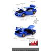 1/32 Subaru Impreza WRX STI Modified Vehicle Alloy Metal Diecast Model Car Sound and Light Pull Back Birthday Gift for Child