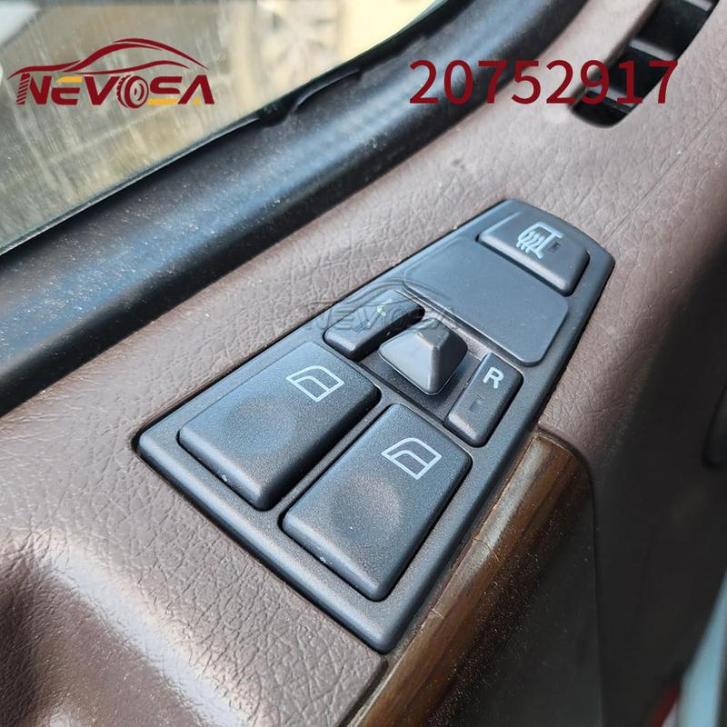 NEVOSA For Volvo Truck FH12 FM VNL FM12 FM9 VN VNL VNM Power Window Switch Lifter Master Switch Control 20752918 20752919 24V