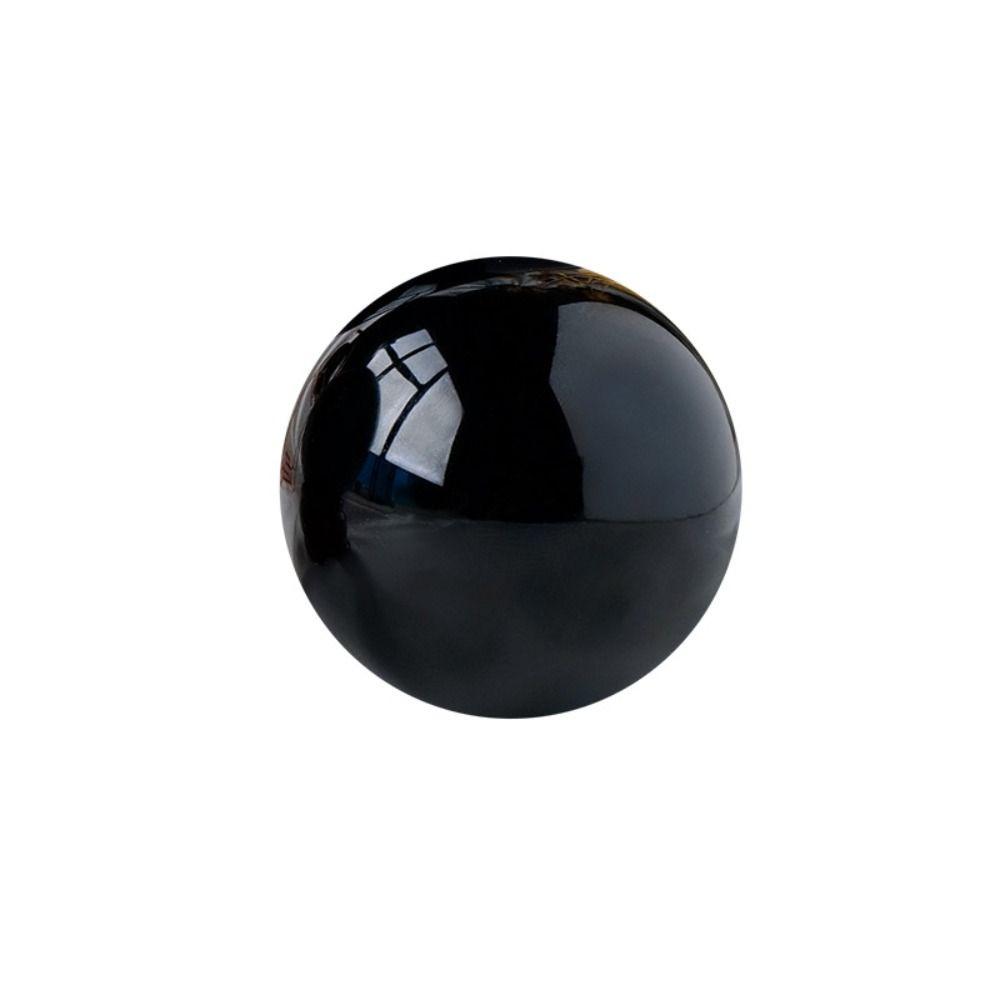 Esfera de Obsidiana Negra Natural Bola de Cristal Grande Piedra Curativa Gema 30/40/50mm cristal de obsidiana vidrio decorativo Decoración del Hogar