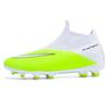Big Size 49 48 Slip On Soccer Shoes Unisex Long Spike AG/TF Artificial Football Shoes Indoor Anti-slip Training Sport Boots