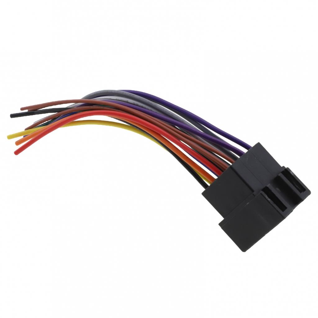 Auto Replacement Connector Power Adapter Radio Cable Harness ABS Material