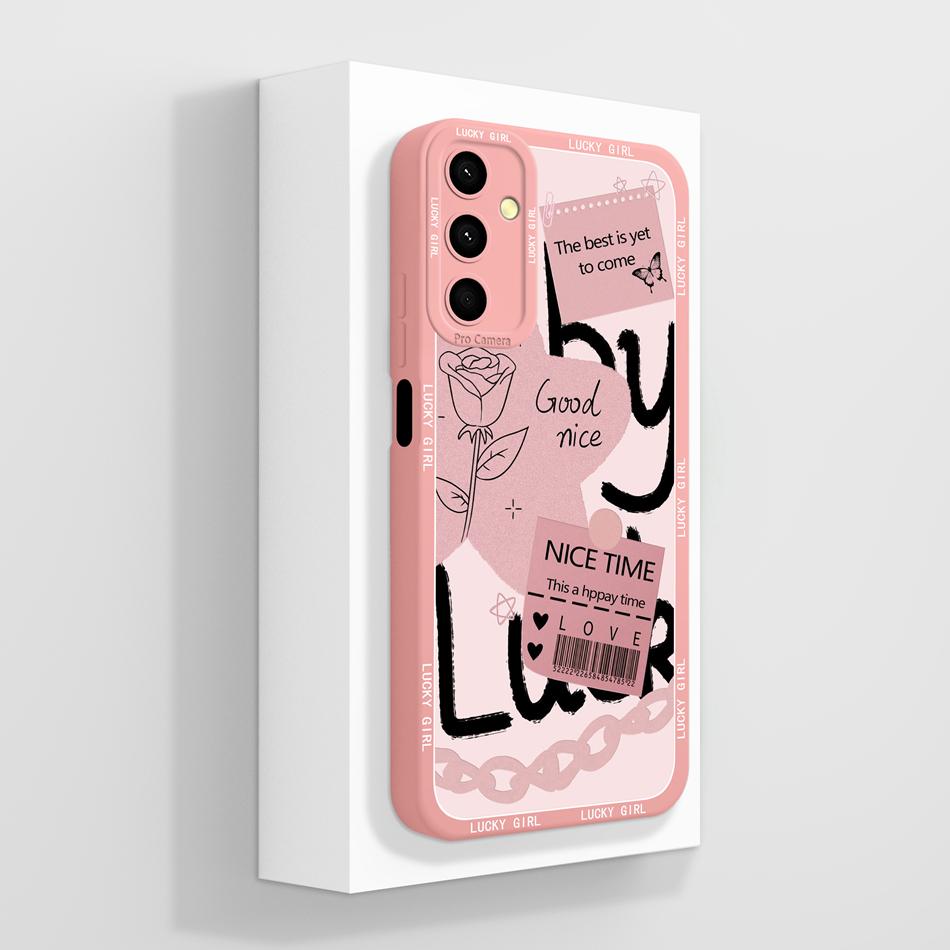 For Samsung Galaxy A24 Phone Case Cute Panda High Quality Liquid Silicone Anti Drop Soft Back Cover For Samsung A 24 Phone Shell