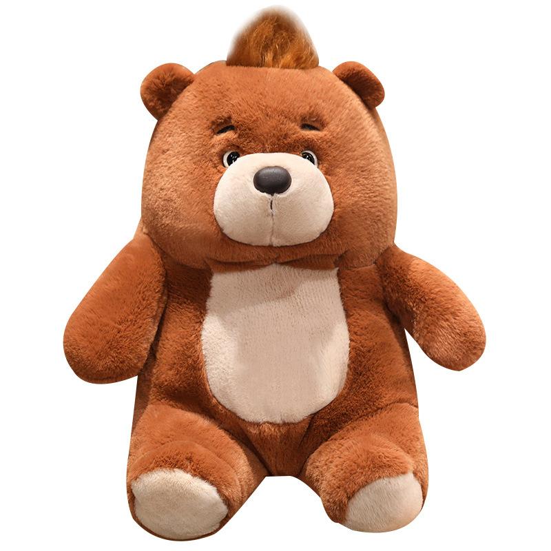 Cute Bear Teddy Bear Doll Plush Toy Hug Bear Doll Children's Doll Birthday Gift