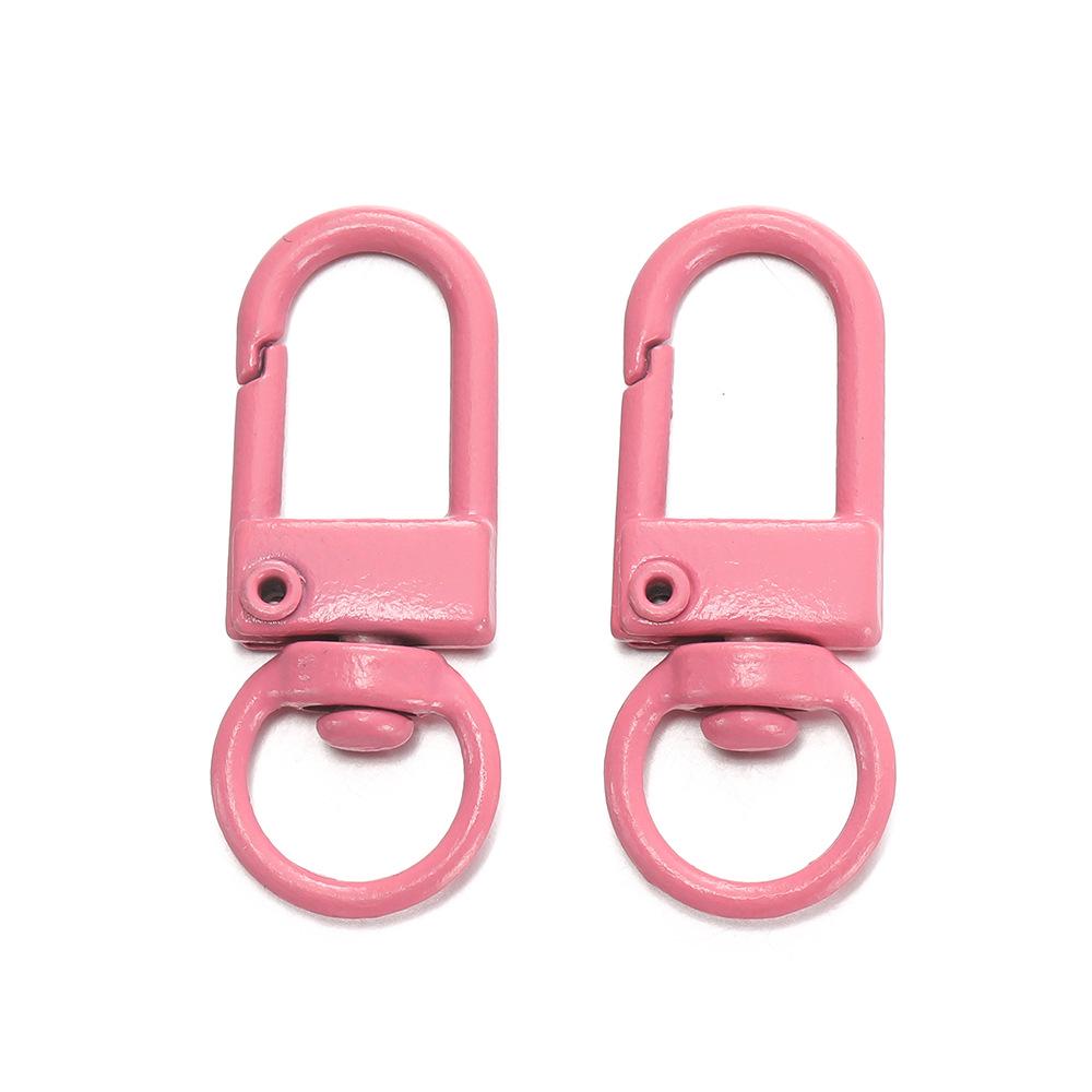New Color Spray Paint Door Buckle Keychain: DIY Doll Pendant for Phone & Bag