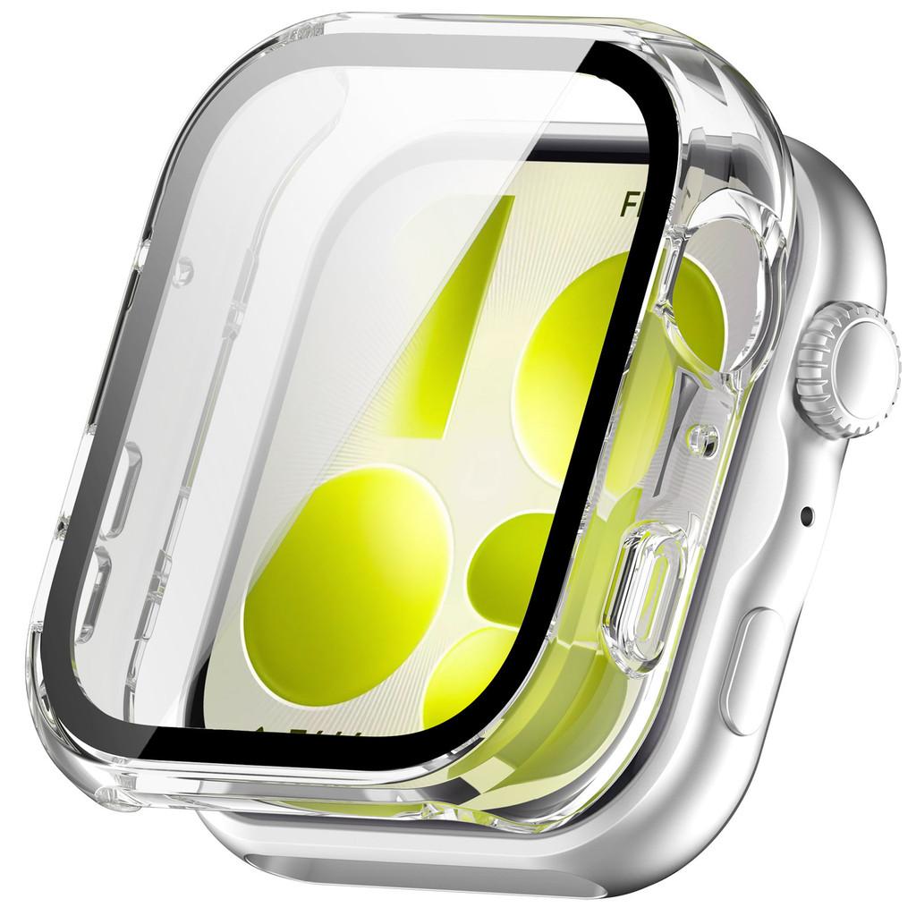 Glas+Hülle für Huawei Watch Fit 4/5 Pro Gehärtetes Glas Displayschutz & Harter PC Schutz Stoßfänger für Huawei Fit4/5 Zubehör