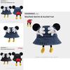 Mickey Maus Denim Fischerhut Mit Atmungsaktivem UV-Schutz Für Sommer-Modeaccessoires
