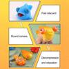 Squeezing Animal Toy Lovely Fish Turtle Crab Shark Dolphin Whale PVC Relieve Boredom Vent Toys Eye Popping Sea Animal Decompression Toy Children Gift