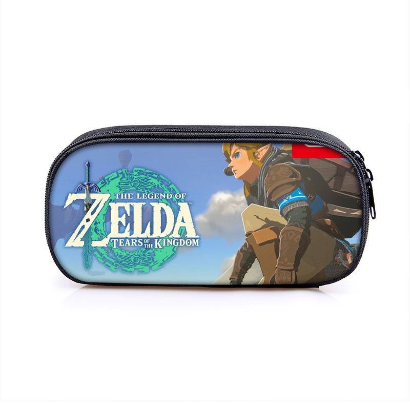 Legend Of Zelda Kingdom Tears Cartoon Pencil Case Durable And Breathable Polyester Material