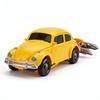 18cm Transforming Beetle Car Robot Action Figure Multiple Accessories Articulated Model Toy Boys Gift