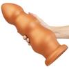 Oversized Silicone Triple Bead Tower Shaped Anal Plug Female Sm Erotic Toys Vestibular Dilator Adult Masturbation Supplies