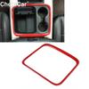 Interior Storage Box Frame Trim Cover Accessories For Dodge RAM 1500 2015-17 Red