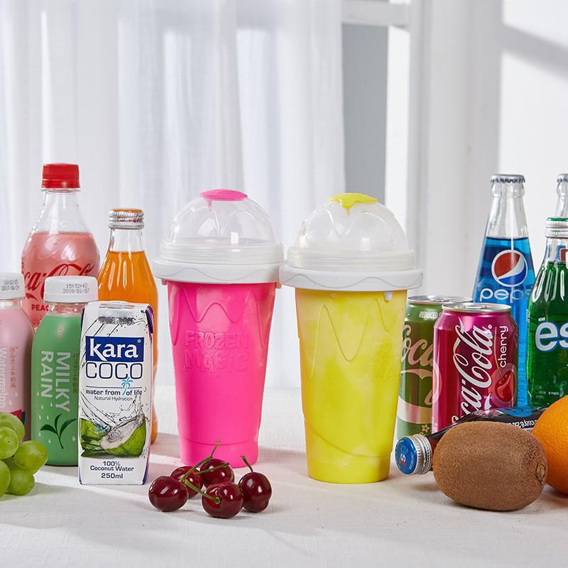 Large Capacity Ice Smoothie & Slushy Shaker Cup for Summer