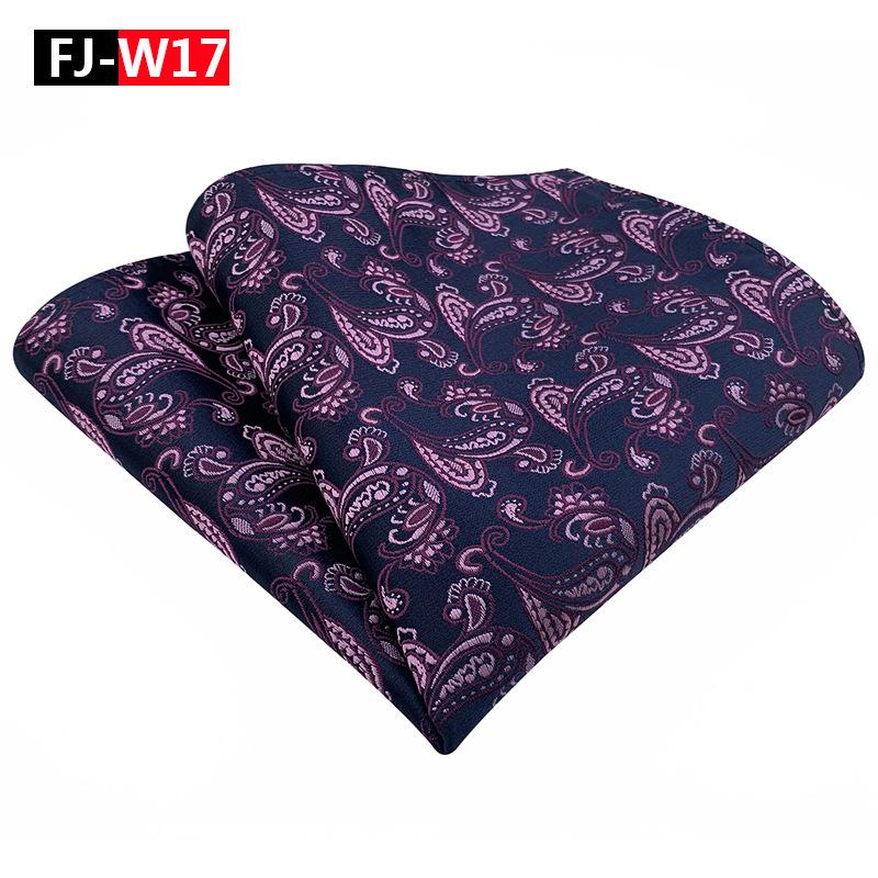 Fashionable Men's Paisley Floral Polyester Pocket Square for Suits (2025)
