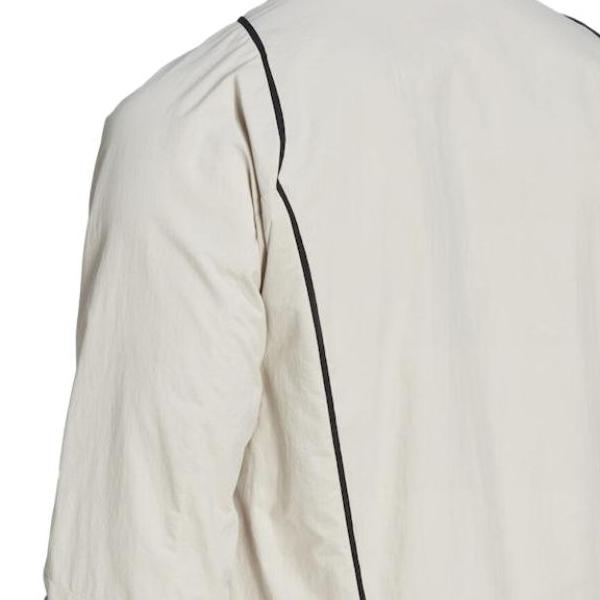 Adidas Embroidered Brand Logo Casual Jacket Men Jacket Gray HF3979