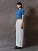 MEENDERI Soft Checkerboard Knit Top - Blue