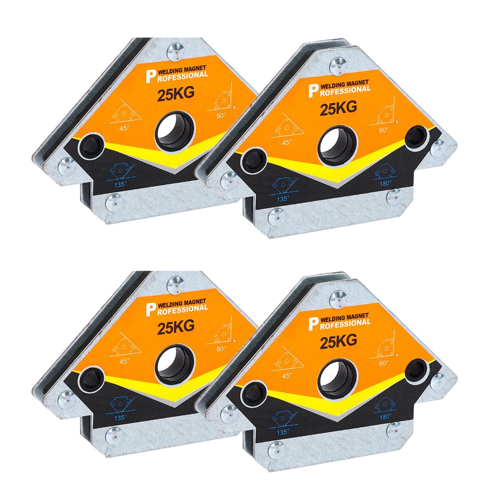 

PLEAVIT Welding Magnet, Welding Magnet Holder, Right Angle, Fixed, Multi-Angle Positioner (M, 4 Pieces)