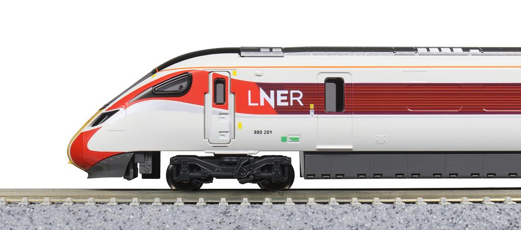 KATO N Gauge British Railways LNER AZUMA Set Eisenbahn-Modellzug, rot, Klasse 800/2, 5 Wagen, 10-1674