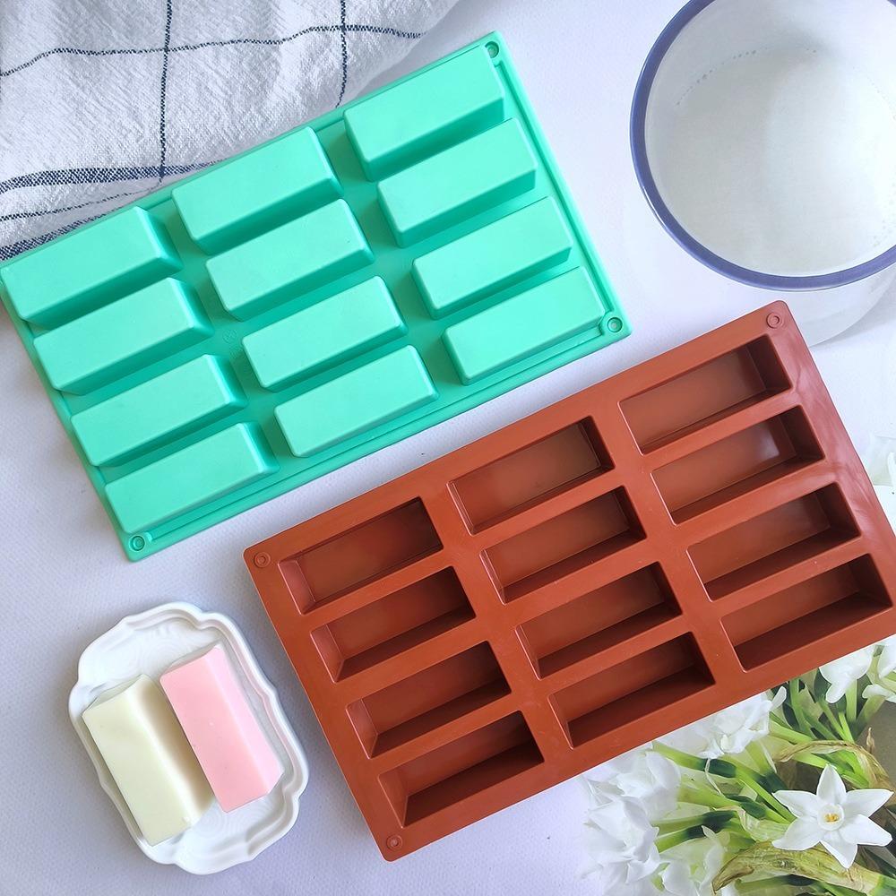 Silicone Brownie Molds Easy To Release Protein Bars Maker Reusable Baking Mould Tray for Kitchen