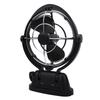 Auto Sensing DC 3 Speed Cabin Fan Quiet Omnidirectional Low Power Draw Fan for Boats and RVs Black