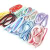 Three-Color Patchwork Macaron Shoelaces for Canvas, White Shoes - AJ1, AF1, Dunk