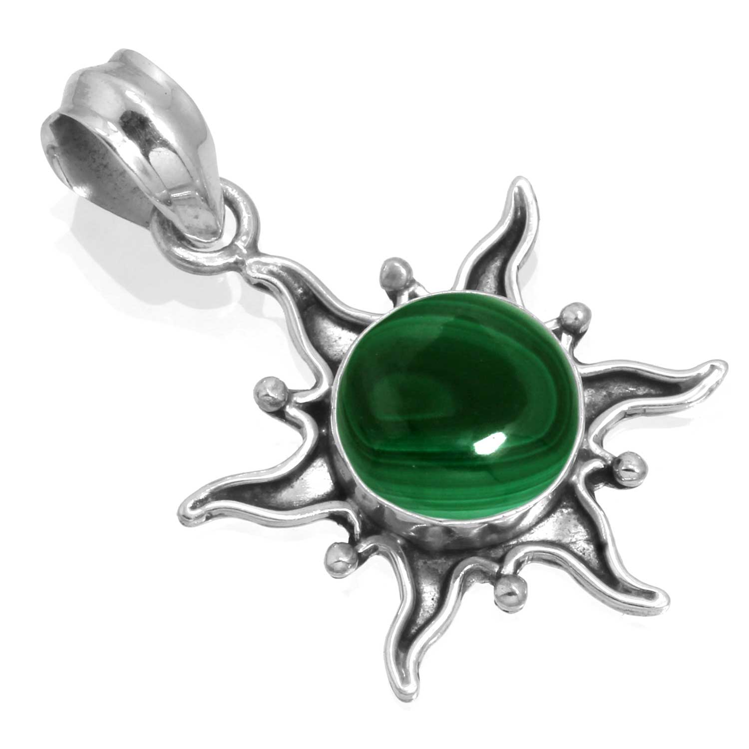 

Серебряный кулон 925 пробы, женская бижутерия ручной работы с драгоценными камнями, рождественский подарок, малахит, лунный камень, розовый кварц, красный камень, дымчатый топаз, тигровый глаз, костюм малахитовая зелень