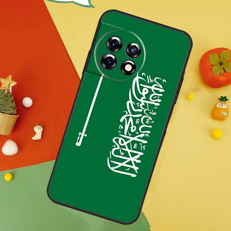 Kingdom of Saudi Arabia Flag Case For OnePlus 9 10 Pro 11 12 13 15 13T 13R 12R 10T 8T Nord 5 CE 2 3 4 Lite N20 N30 Cover