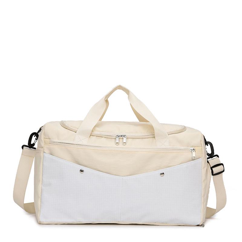 Foldable Travel Bag: Wet/Dry Separation, Large Capacity, Shoe Compartment, Lightweight, Ideal for Swimming or Fitness, Convertible Backpack/Duffel.