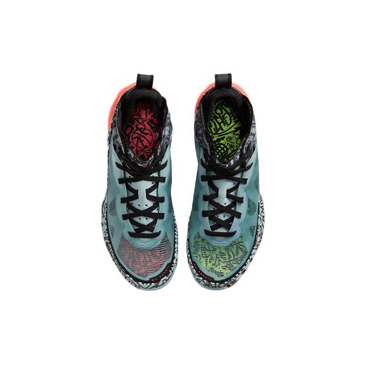 Satou Sabally x Air Jordan 37 Grafitti Sneakers da Donna Blu Oceano-Cubo Volt DV3142-367