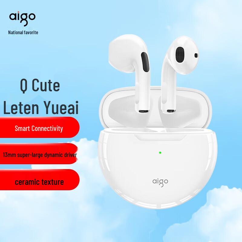 

aigo T16 Semi-In-Ear True Wireless Bluetooth Earbuds