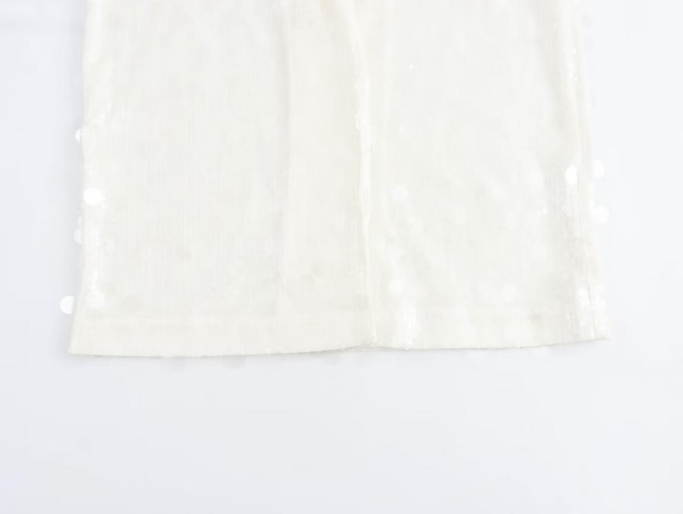 European & American High Street Women's Sequin Open-Front Suit Jacket