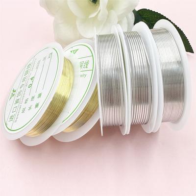 Hanmade Jewelry Making High-quality Thread Wire Gold Silver Plated Rope DIY Beading Cord Cord String Accessories Metal 0.2-1mm