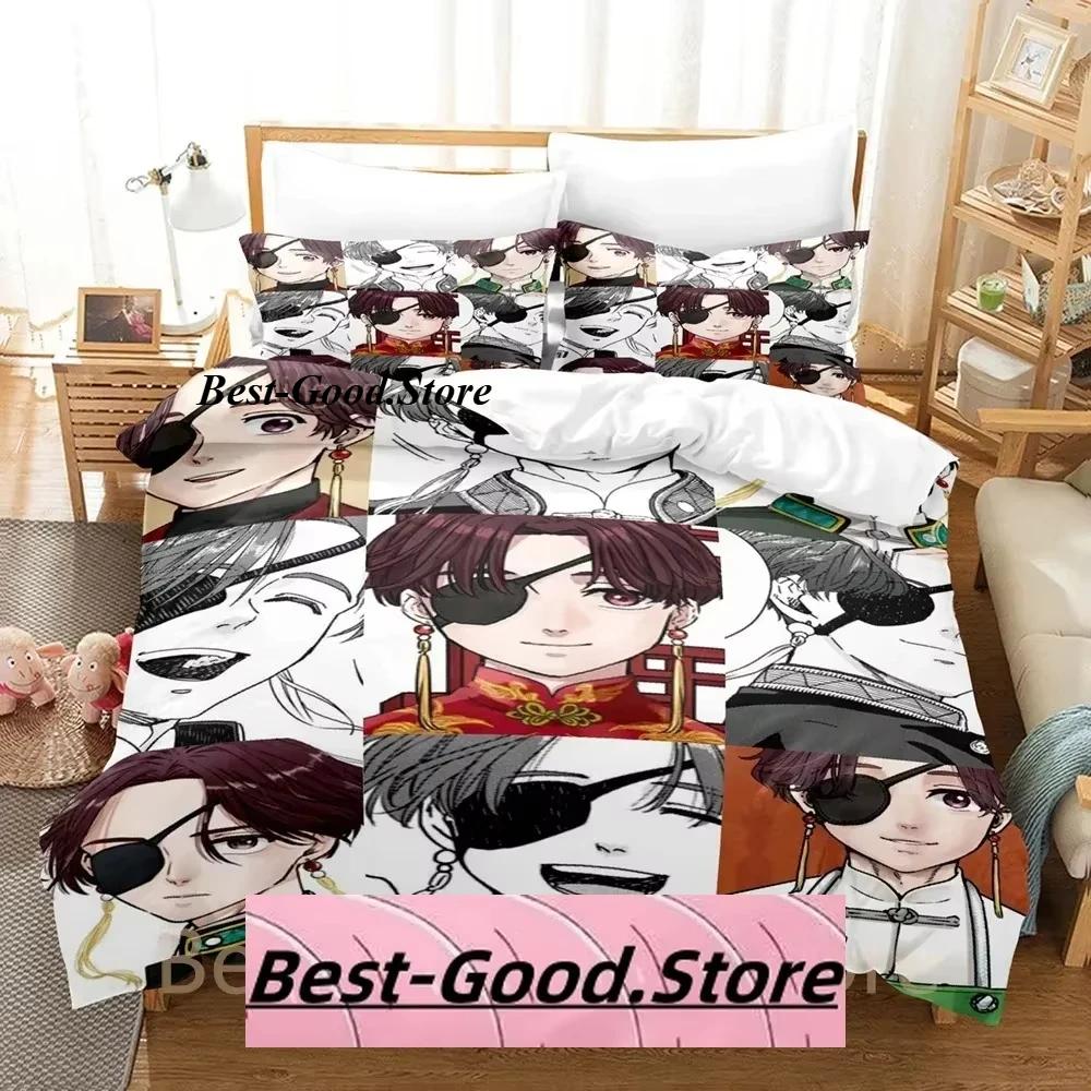 Kawai Hayato Suou Beding Set Single Twin Ful Quen King-Sized Dimensionsd Dimensions Bed Linen Set Adult People Kid Bedrom Duvetcover Sets 3D Anime Bed