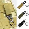 Tactical Hanging Buckle Molle Nylon Webbing Carabiner Belt Triangle Keychain for Outdoor Climbing Camping Tool Accessory