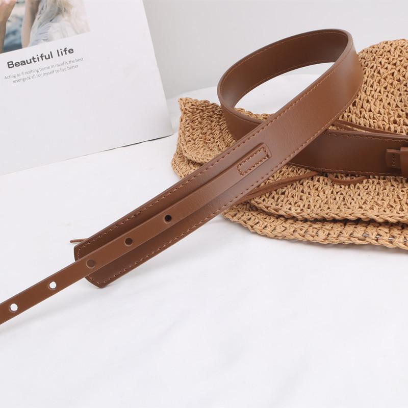 Women Fashion Belt Adjustable for Dress Jeans, Vintage Bohemian Waist Belt for Women, PU Leather Wrap Belt, Bohemia Dresses Accessories